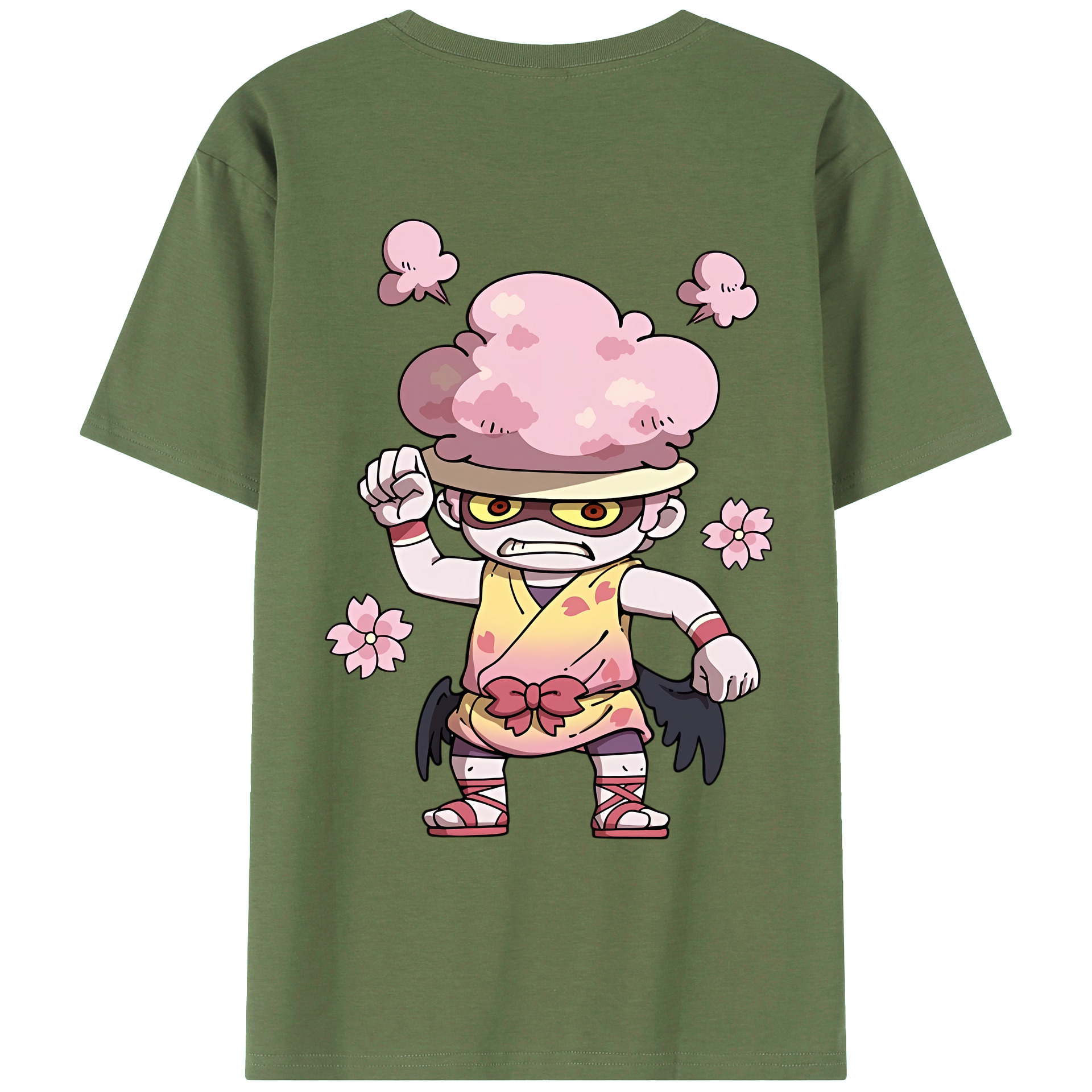 （画像用） 妖怪ウォッチ Yo-kai Watch 綿100％ メンズ半袖Tシャツ（バックプリント） 通気性